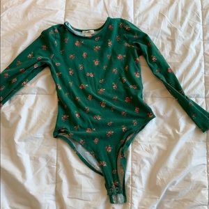 Girls Floral Bodysuit